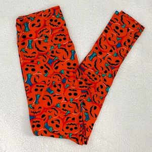 LuLaRoe OS Leggings - Pumpkins
